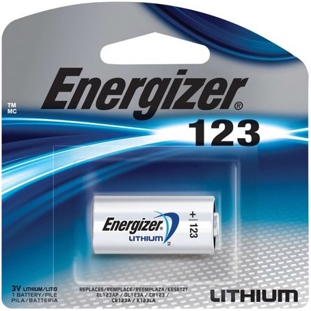 PILA DE FOTOGRAFIA ENERGIZER LITHIUM EL123 CR123A 3V