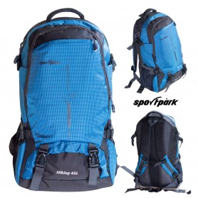 Mochila Tactica Para Equipamiento Camping Campamento L 45 Lts Blue Azul