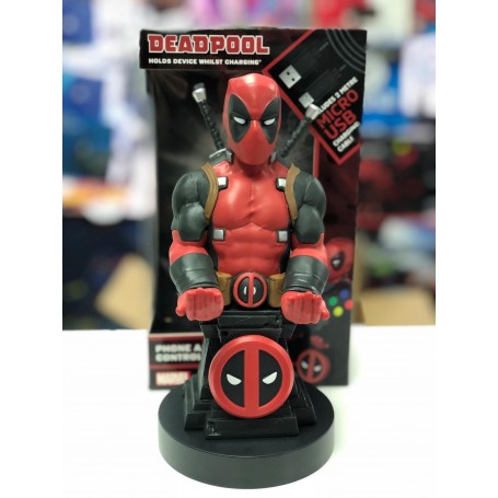 SOPORTE DEADPOOL DE CARGA ANIMADO JOYSTICK O CELULAR CARGA HOLDER