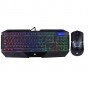 COMBO GAMER TECLADO RETROILUMINADO Y MOUSE HP GK1100 GAMING 7 COLORES HEWLETT PACKARD