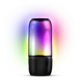 PARLANTE BLUETOOTH NOVIK LIGHTSHOW PORTATIL LUCES MULTICOLOR DOS PARLANTES 4W