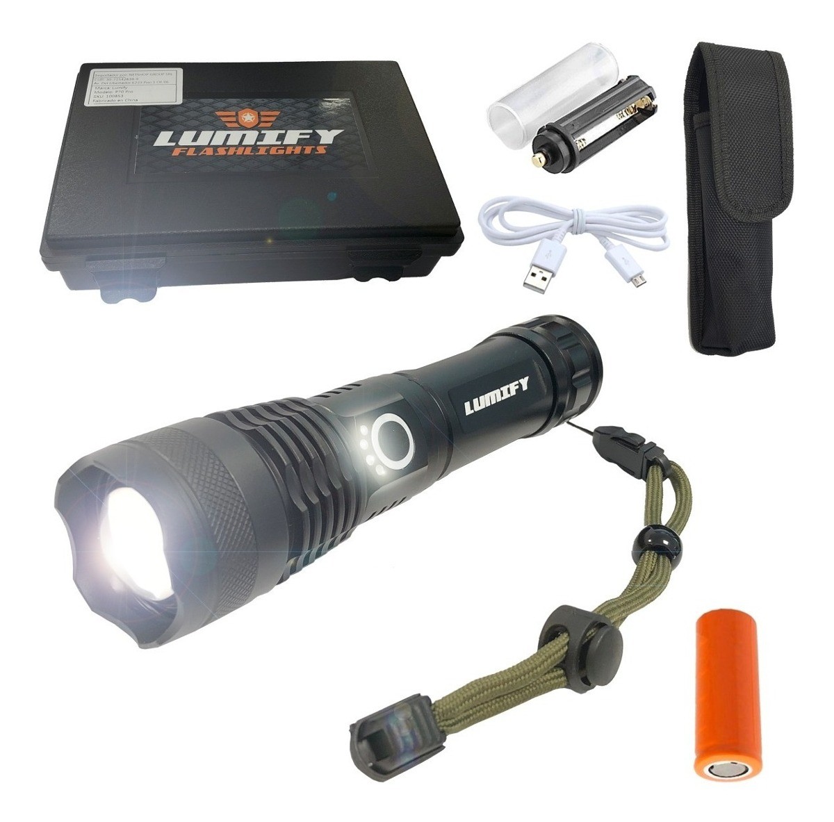 desarrollo defensa y tecnologia belica: Linterna táctica militar Lumify X800