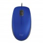 MOUSE CON CABLE LOGITECH M110 SILENT BLUE