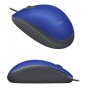 MOUSE CON CABLE LOGITECH M110 SILENT BLUE