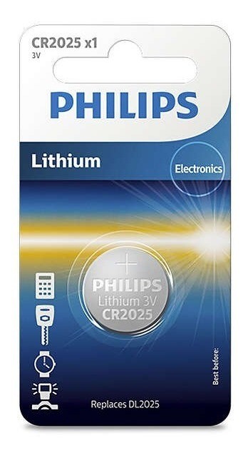 Pila Cr2025 3V Philips 2025 Mother Lithium Bateria