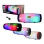 PARLANTE PORTATIL BLUETOOTH CON LUCES RADIO T&G TG-165 GRANDE COLORES