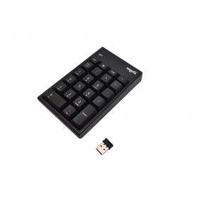 TECLADO NUMERICO INALAMBRICO NISUTA WIRELESS CON TECLAS MULTIMEDIA NSKB11NW