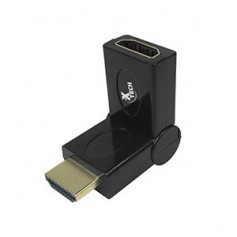 Adaptador Hdmi Xtech Macho A Hembra Angulo Ajustable Xtc-347