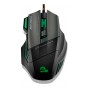 Mouse Gaming Warrior Rayner 207 Luz Led Verde 3200 Dpi Mouse Gamer 7 Botones Multilaser Con Pad Gamer Warrior