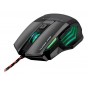 Mouse Gaming Warrior Rayner 207 Luz Led Verde 3200 Dpi Mouse Gamer 7 Botones Multilaser Con Pad Gamer Warrior