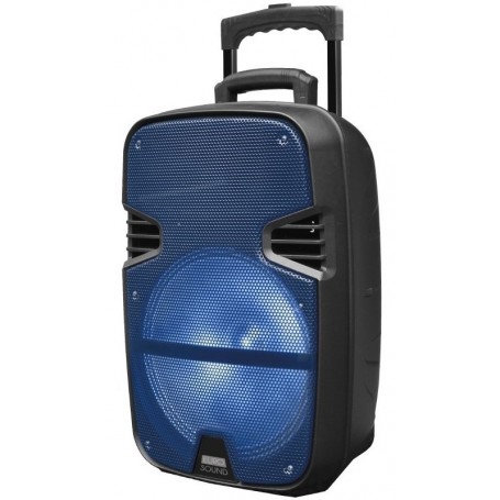 Bafle Parlante Portatil Con Bateria 12 Pulgadas Eurosounds Jazz-12 Usb Bluetooth Luces 2000w