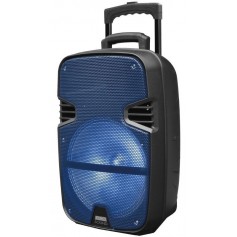 Bafle Parlante Portatil Con Bateria 12 Pulgadas Eurosounds Jazz-12 Usb Bluetooth Luces 2000w