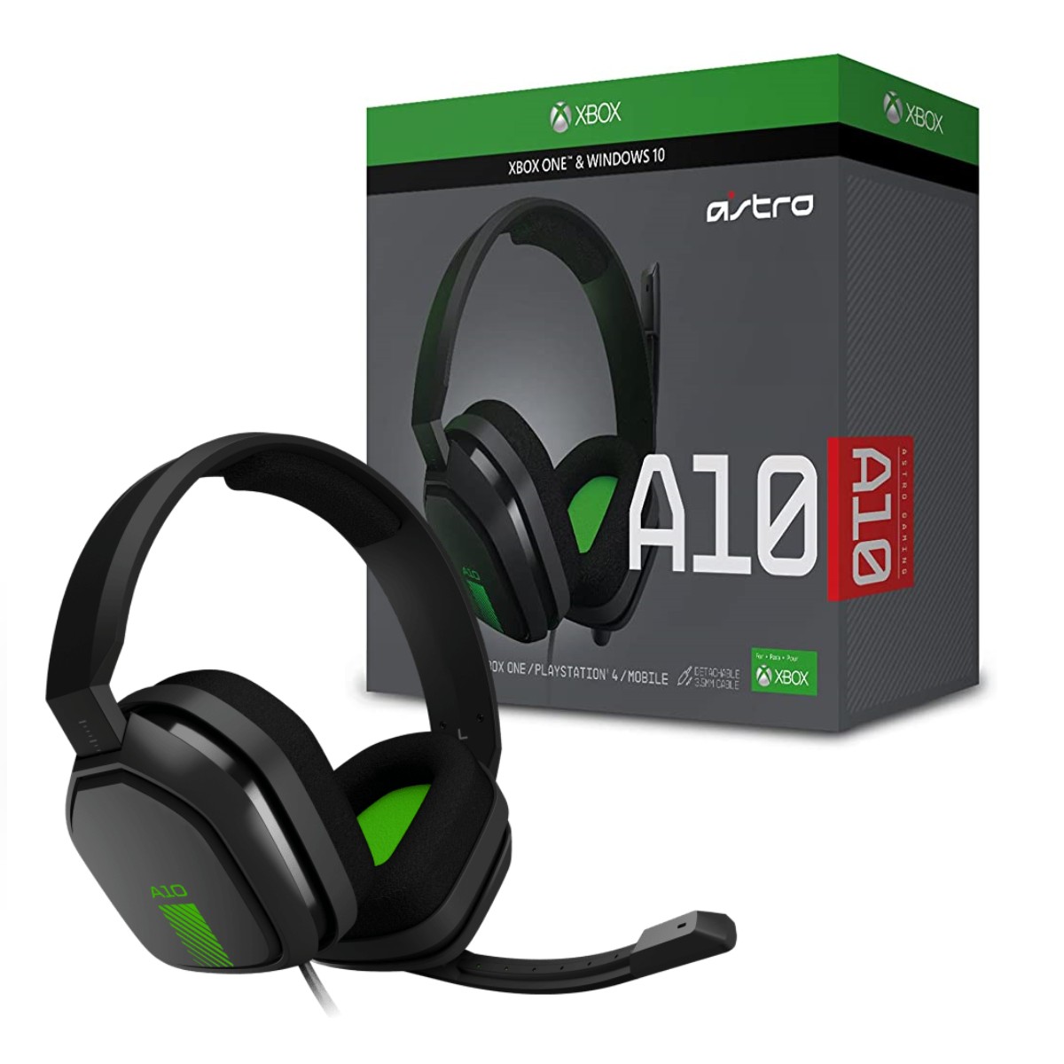 Auriculares para juegos ASTRO A10 (Xbox, Playstation, Switch)