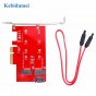 Placa Pci Express A M2 2 Puertos M2 Key B+ Key M+ Sata 3 Pci Express 4x