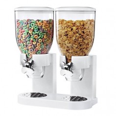 Dispensador De Cereales Doble Cerealero Alimentos Grandes