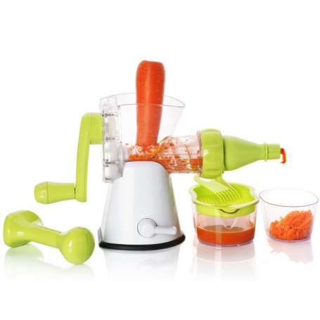 Juguera Extractor De Jugo Frutas Verduras Vegano Cocina A618 Smile Mom