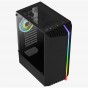 Gabinete Gamer Aerocool Bionic G Negro V2 Cooler Fan Rgb