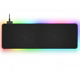 Mouse Pad Xxl Gamer Dinax Leds Rgb 90x30Cm Conexion Usb Gaming Pad Dxmopax80