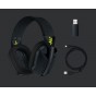 Auricular Gamer Logitech G435 Inalambrico Con Microfono Lightspeed Wireless Headset Black