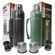 Termo Outdoors Professional Pro Con Pico Cebador Acero Inoxidable 1.4Lts