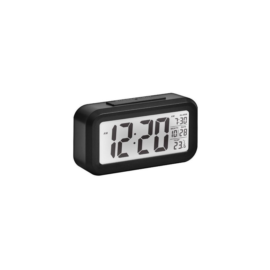 Reloj Daza Despertador Madera Led Hora Temperatura Madera Dzs712bagr