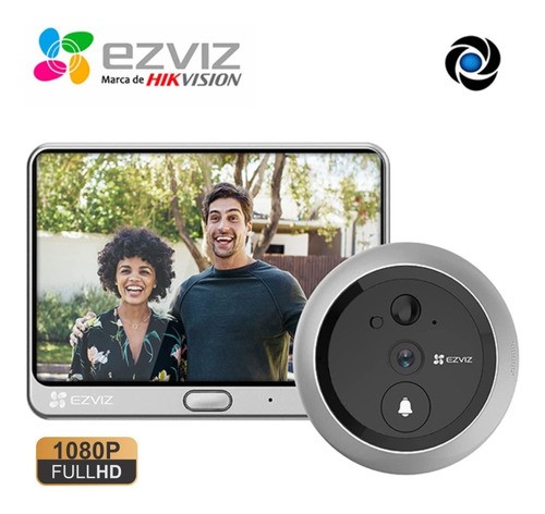 VIDEW - Visor digital de puerta con mirilla WiFi, cámara de timbre de  puerta 1080P, video portero con monitor de 4.3 pulgadas, aplicación Tuya  Smart