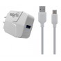 Cargador Fuente De Alimentacion Nisuta USB 2.4A Con Cable Micro USB 1mt Ns-Fu521um