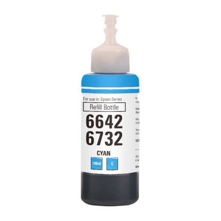 TINTA ALTERNATIVA EPSON TECNOVIBE T664 CYAN 100ML SISTEMA CONTINUO