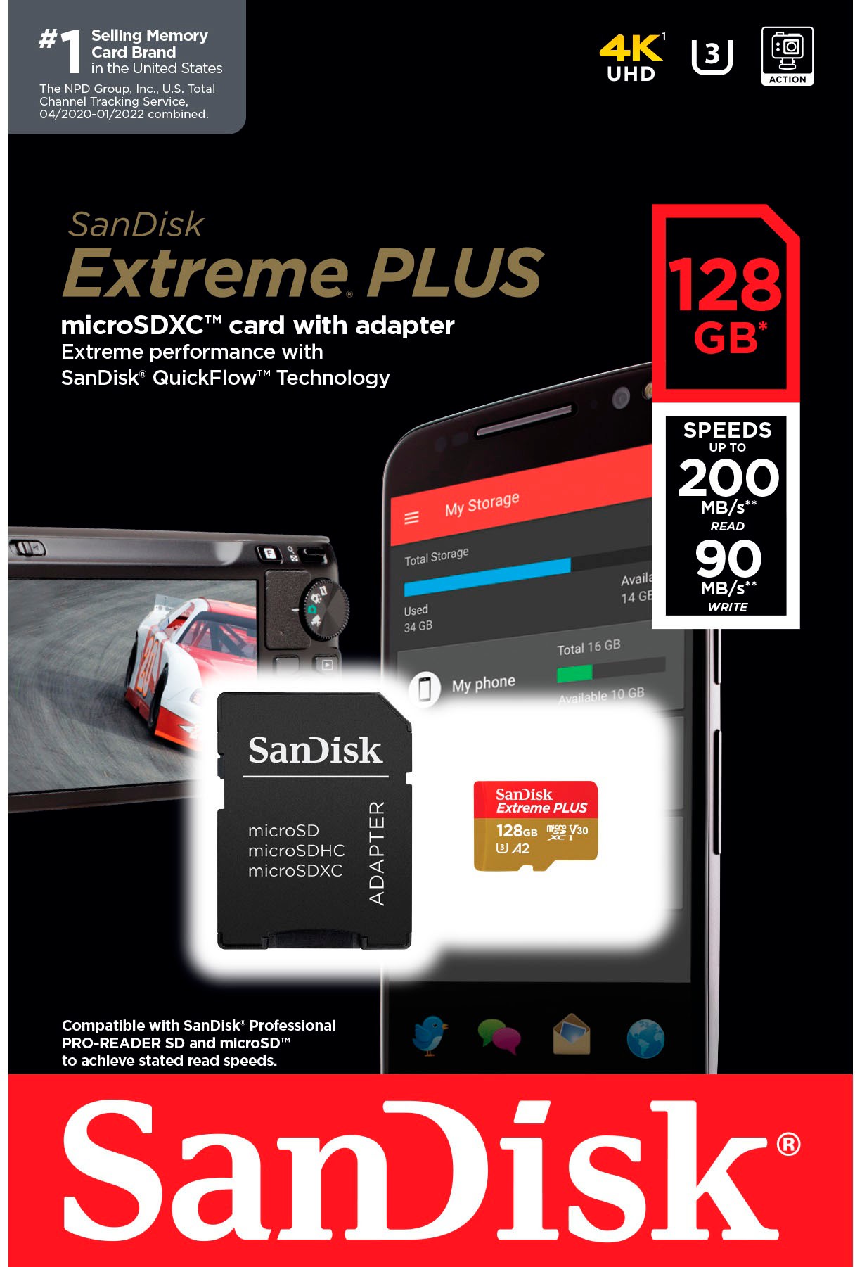 Sandisk extreme pro a2 on sale 128gb