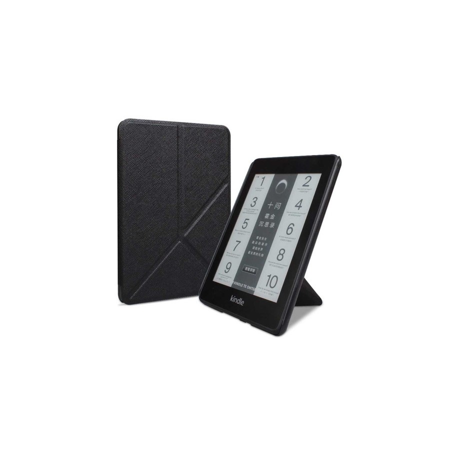 TNP - Fundas para Kindle Paperwhite 11ª generación 2021/Signature Edition  6.8 pulgadas con soporte plegable, tapa vertical de papel origami blanco