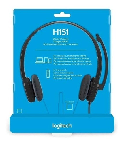 Headset Logitech H 111 Auricular Vincha Microfono