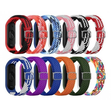 Malla Correa Elastica Para Smartband Pulsera Deportiva Mi Band M4 M5 M6 M7