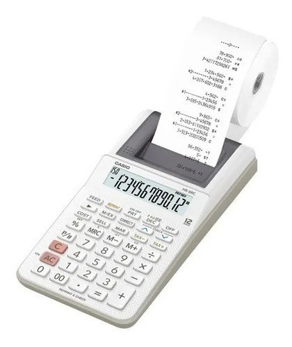 Calculadora con rollo de best sale papel casio