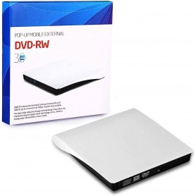 Grabadora Lectora Externa Pop-Up Mobile External CD Dvd-RW Usb 2.0 3.0 Ecd819-Su3