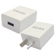 Cargador Viajero Para Celular 5v 2.1a Seisa T-C01