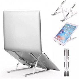 Soporte Base Notebook Tablet Aluminio Ergonomico Plegable SN103