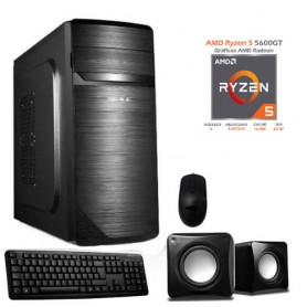 Pc Armada Gamer AMD Ryzen 5 5600GT Video Radeon 4.6GHz A520 Memoria 8GB DDR4 SSD 240GB