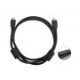 Cable Hdmi De 1.5mts Dorado V2.0 Con Filtros 4K 60Fps 2160P Nisuta Ns-Cahdmif