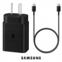 Cargador Samsung Original Con Cable USB-C A USB-C De 1mt 3A 15W PD Power Adapter EP-T1510