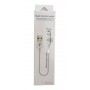 Cable Adaptador 2 En 1 Lightning USB Macho Lightning Hembra Para Auriculares Apple Seisa X-010