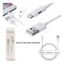 Cable Adaptador 2 En 1 Lightning USB Macho Lightning Hembra Para Auriculares Apple Seisa X-010