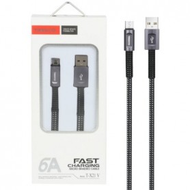 Cable De Carga & Datos Micro USB V8 Tranyoo T-X21 V Mallado Reforzado Cable Resistente