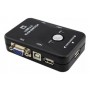 Switch Kvm 2 Puertos Usb Vga KVM21UA