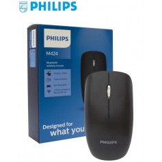 Mouse Inalambrico 2.4GHz + Bluetooth Philips M424 Ergonomico