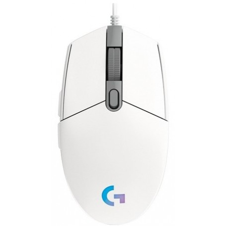 Mouse Gamer Logitech G203 Blanco Lightsync 8000 Dpi Prodigy Gaming Rgb Pc 6 Botones