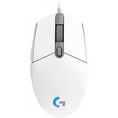 Mouse Gamer Logitech G203 Blanco Lightsync 8000 Dpi Prodigy Gaming Rgb Pc 6 Botones