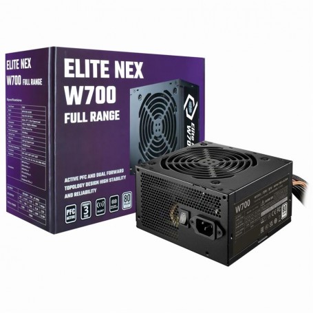 Fuente Pc Gamer Cooler Master Elit Nex 700W Rgb 80 Plus Certificado Bronze