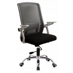 Silla De Escritorio Oficina Empoli EM-3048 Con Tapizado Mesh Regulable Hasta 140kg