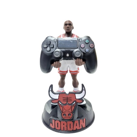 Soporte Joystick Figura 3d Michael Jordan Base Chicago Bulls 23