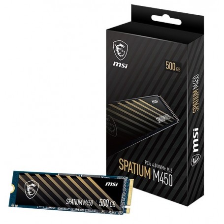 Disco Solido SSD MSI Spatium M450 500GB Nvme M.2 Pci Express 4.0